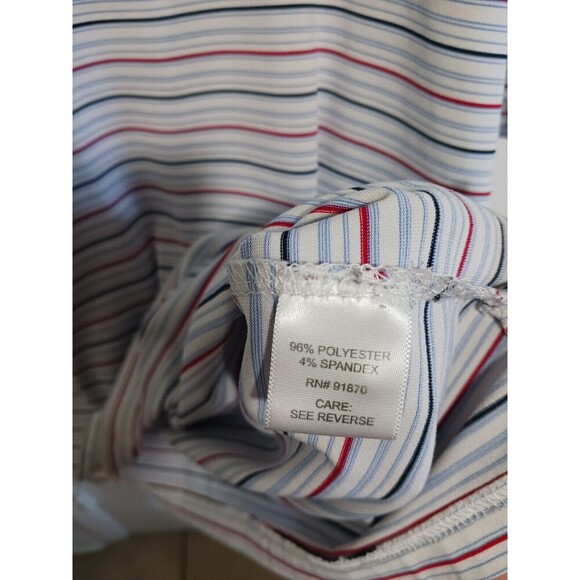 Tommy Armour Mens Dri-Logic Golf Short Sleeve Polo No Collar Shirts Med Lot Of 2 - Picture 5 of 9